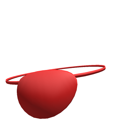 Roblox Item low red woman face eyepatch