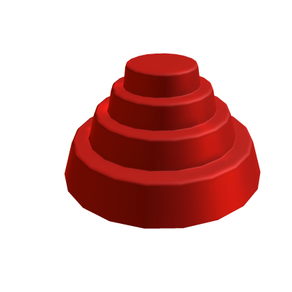Roblox Item Impossible to Obtain Red Wedding Cake Hat