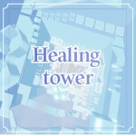 blue healing tower