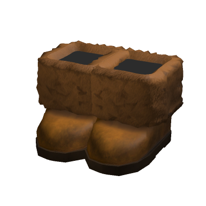Y2k Cute Fluffy Boots - Brown 3.0's Code & Price - RblxTrade