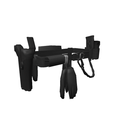 Black Buffalo Belt w/ Jungleland Holster | Roblox Item - Rolimon's