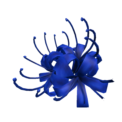 Blue Flowers Anime Hair - Roblox