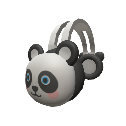 Roblox Item Panda Headset (white)