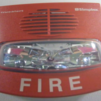 teste de sirene e teste de alarme de incêndio