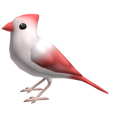 Roblox Item White Northern Cardinal