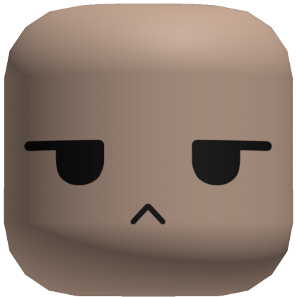 ୨୧ cute grumpy frown tired face mask - Roblox