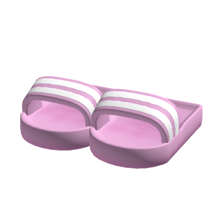 Pink slide slippers shop