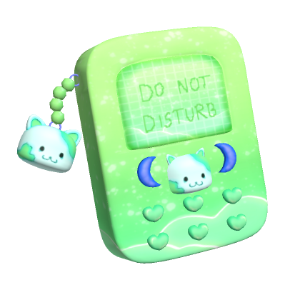 Roblox Item Cat Phone Green