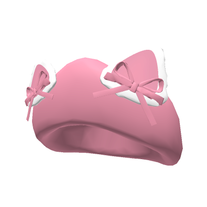 Roblox Item Cute Cat Ear Beret - Light Pink