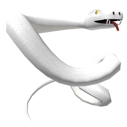 Roblox Item White Giant Back Snake