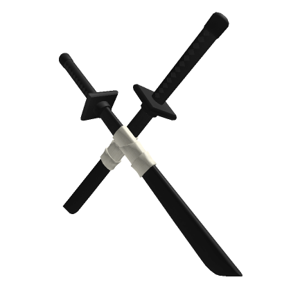 Crossed Duel Black Swords | Roblox Item - Rolimon's