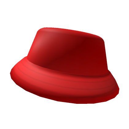 Roblox Item Red Bucket Hat