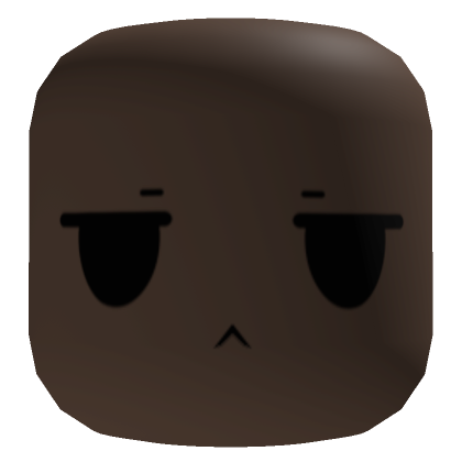 Brown Simple Bored Face | Roblox Item - Rolimon's