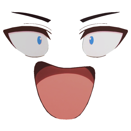 😮 Surprised Anime Face (3D) 😮