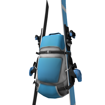 Roblox Item Pro Ski Backpack (Ice Blue)