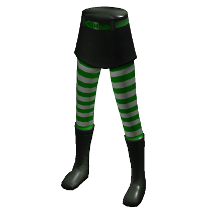 Green Elf Socks and Skirt | Roblox Item - Rolimon's