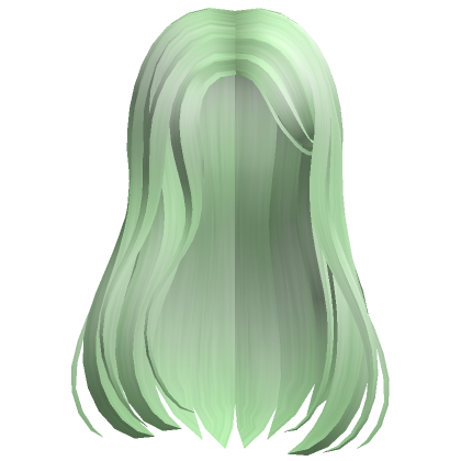 Natural Straight hair in Dark Green - Roblox
