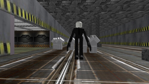 area 51 slenderman and his army of weeping angels! - Roblox