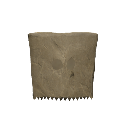Bolsa de papel marrón sobre la cabeza - Roblox