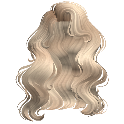 Messy Wavy Hair Blonde  Roblox Item - Rolimon's