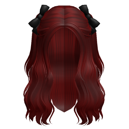 Preppy Girl Hair (Red)'s Code & Price - RblxTrade