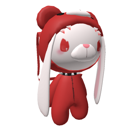 Roblox Item Y2K Red Bunny Backpack (3.0)
