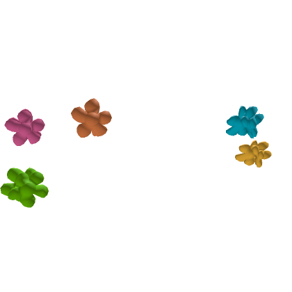 Small Colorful Flower Hair Clips | Roblox Item - Rolimon's