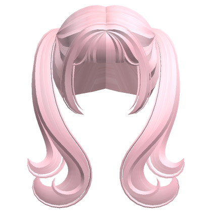 High Pigtail Hair Extension (pink) - Roblox