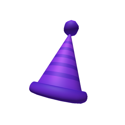 Purple Pom Party Hat Roblox Item Rolimon s