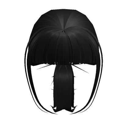 Black Y2K Messy Hair  Roblox Item - Rolimon's