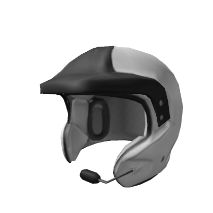 Roblox Item Rally Sport Helmet (White)