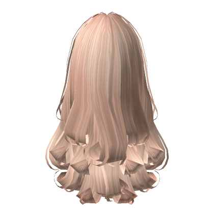 Blonde Blow Out Hair - Roblox