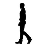 lobotomy irony silhouette man walking