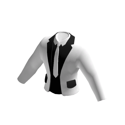 White Roblox suit T-shirt em 2023