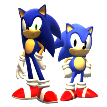 MODERN AND DREAMCAST SONIC 