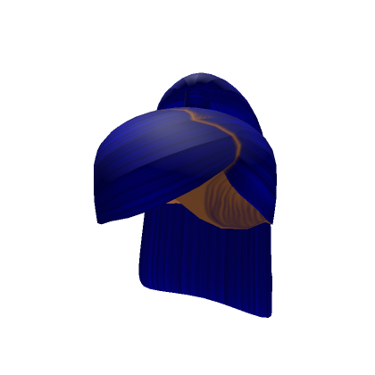 Roblox Item Doll Heart Swoop PonyTail In Black