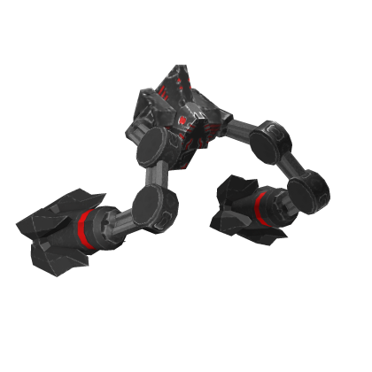 Roblox Item Red Mecha Arms (Under-Hanging)