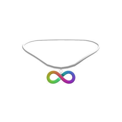 Rainbow 2024 infinity necklace