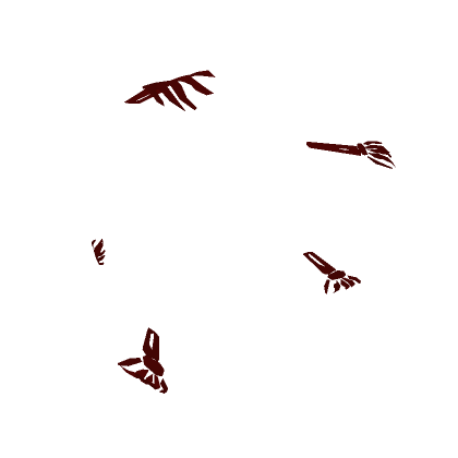Blood Skeleton Arms from Back | Roblox Item - Rolimon's