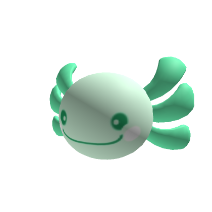 Green Axolotl Head | Roblox Item - Rolimon's