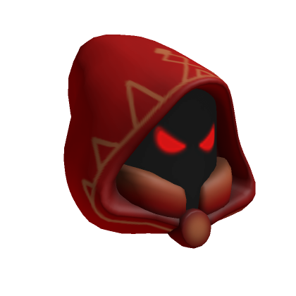 Roblox Item Red Evil Wizard Hood