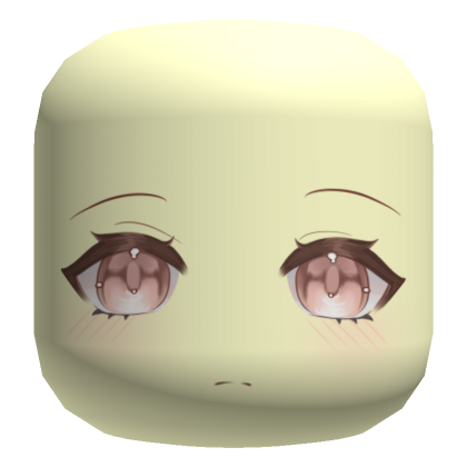 kawaii serious chibi anime face | Roblox Item - Rolimon's