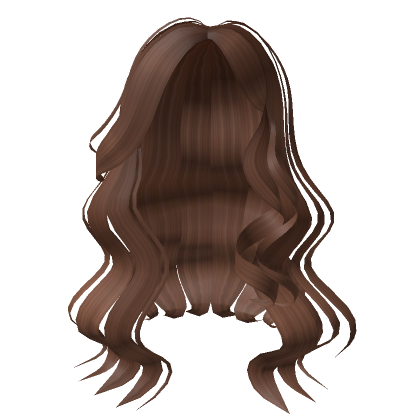 Roblox Item Elegant wavy curls in brown