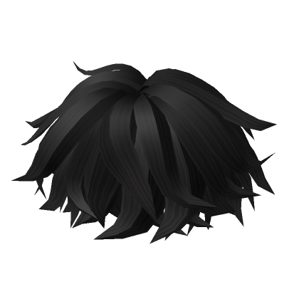 Fluffy Messy Boy Hair (Black to White)'s Code & Price - RblxTrade