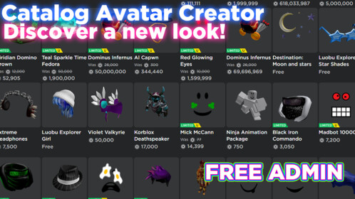 Top 99 avatar editor roblox free đang gây bão trên mạng