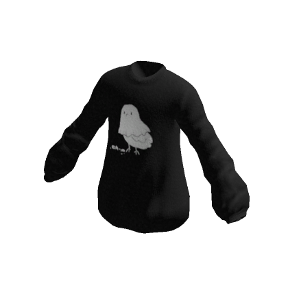 oversized chicken black sweater | Roblox Item - Rolimon's