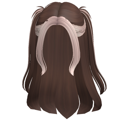 Soft Anime Girl Hair (Brown) - Roblox