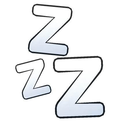 💤Sleepy Anime zZz💤 - White | Roblox Item - Rolimon's
