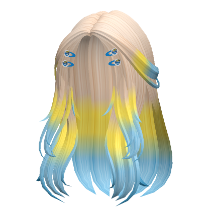 Voluminous Wavy Hair(Blonde Ombre) - Roblox