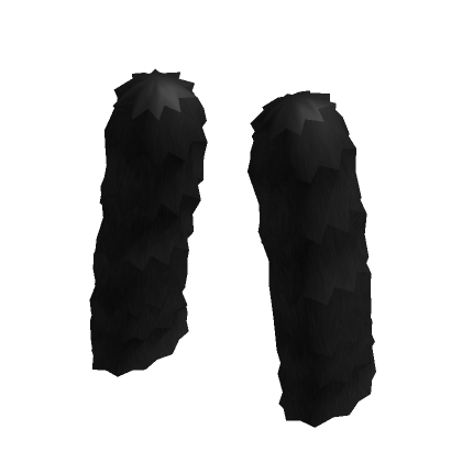 Fuzzy Leg Warmers - Black | Roblox Item - Rolimon's